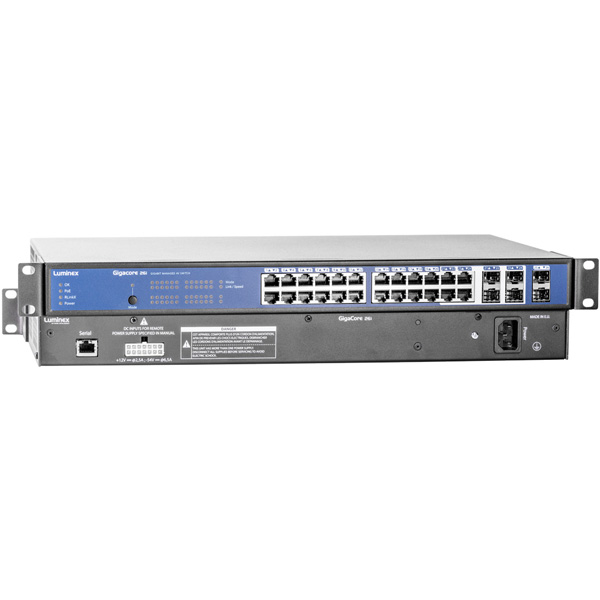 Luminex GigaCore 26i switch réseau 26 ports PoE+