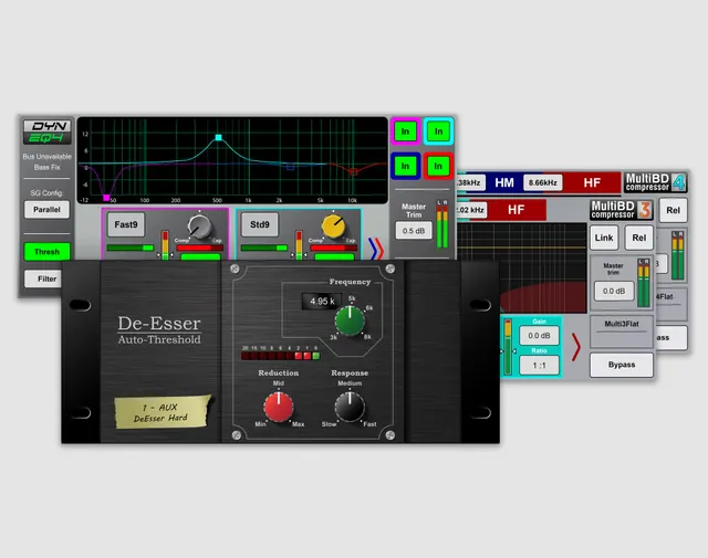 Allen & Heath dLive Dynamic Trio pack 3 effets dynamique