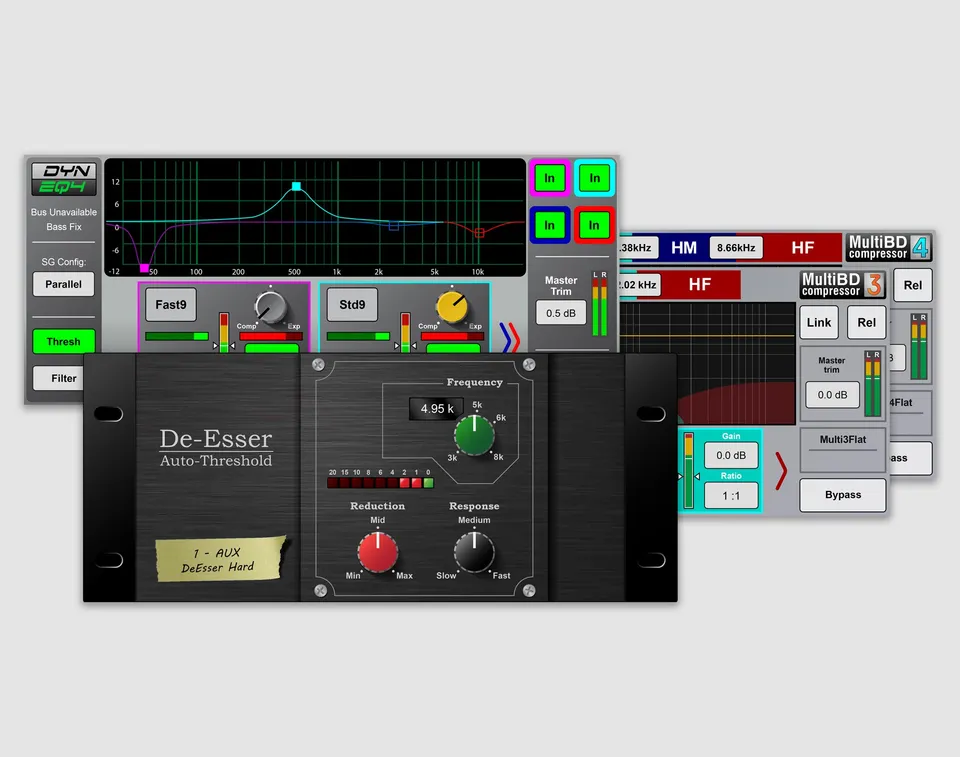 Allen & Heath dLive Dynamic Trio pack 3 effets dynamique
