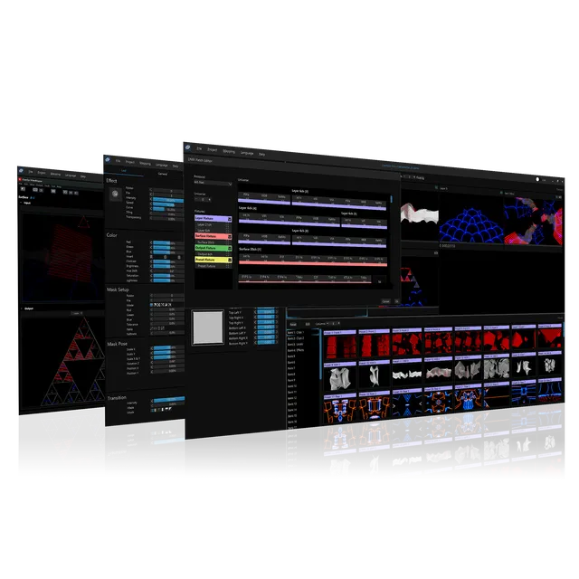 ChamSys MediaMaster Core logiciel vidéo 12 couches mapping