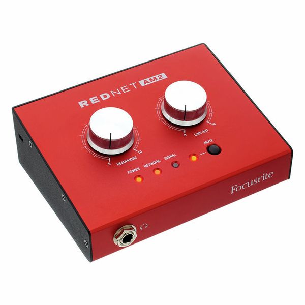 Focusrite AM2 boîtier monitoring Dante 2 canaux casque