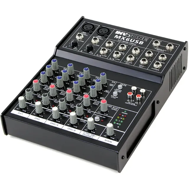 Invotone MX6USB console mixage 6 voies USB
