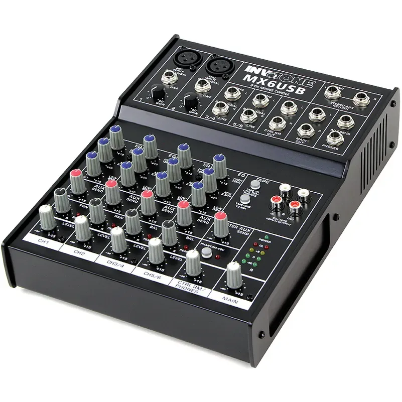 Invotone MX6USB console mixage 6 voies USB