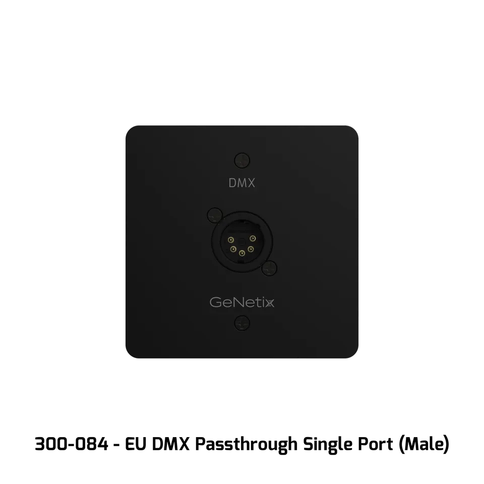 ChamSys GeNetix Plaque Murale DMX Passthrough 5 Broches