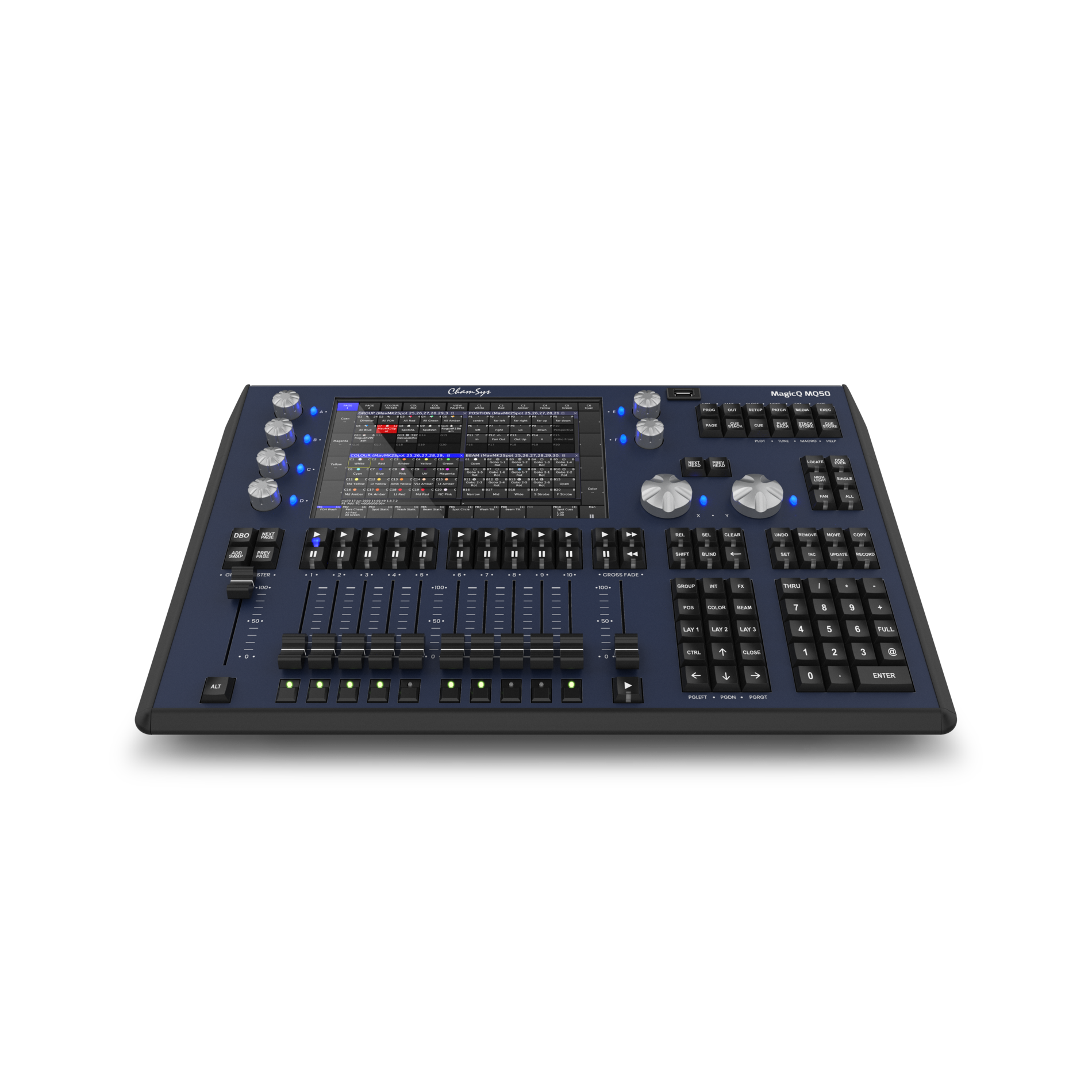 Chamsys MQ50 console lumière tactile 8 univers