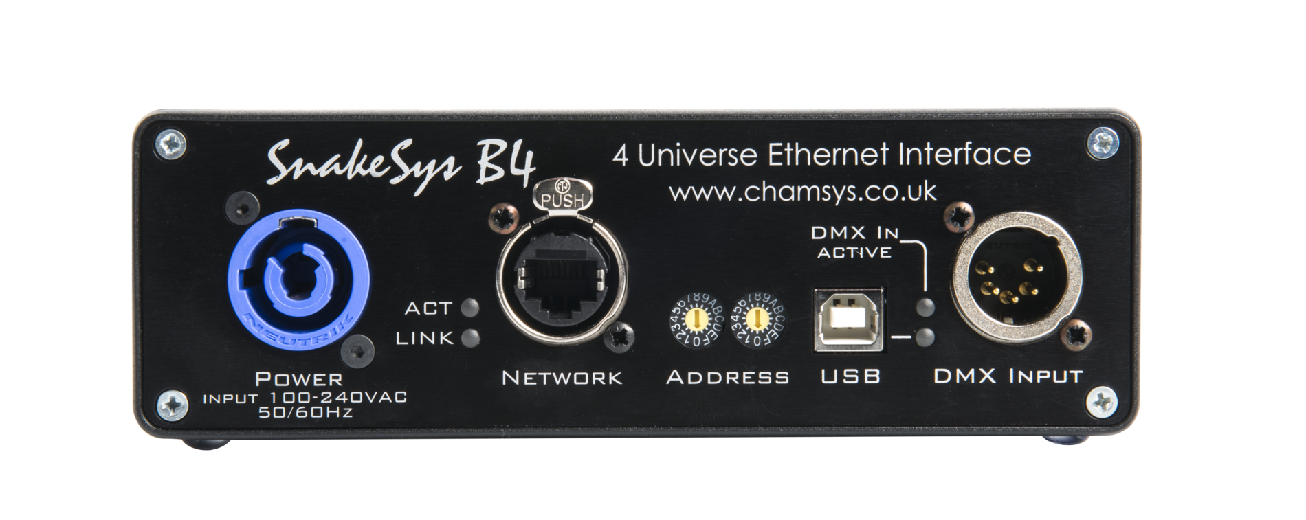 Chamsys SnakeSys B4 node DMX 4 univers Art-Net sACN