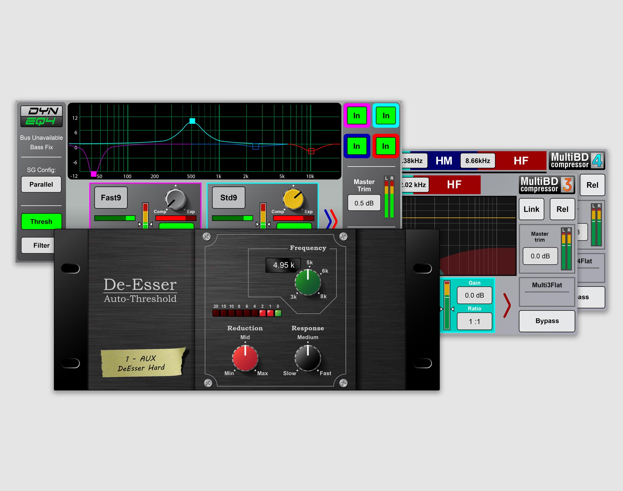 Allen & Heath dLive Dynamic Trio pack 3 effets dynamique