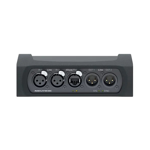 Fréquence Audio Neutrik NA2-IO-DLINE convertisseur Dante 2xAIO