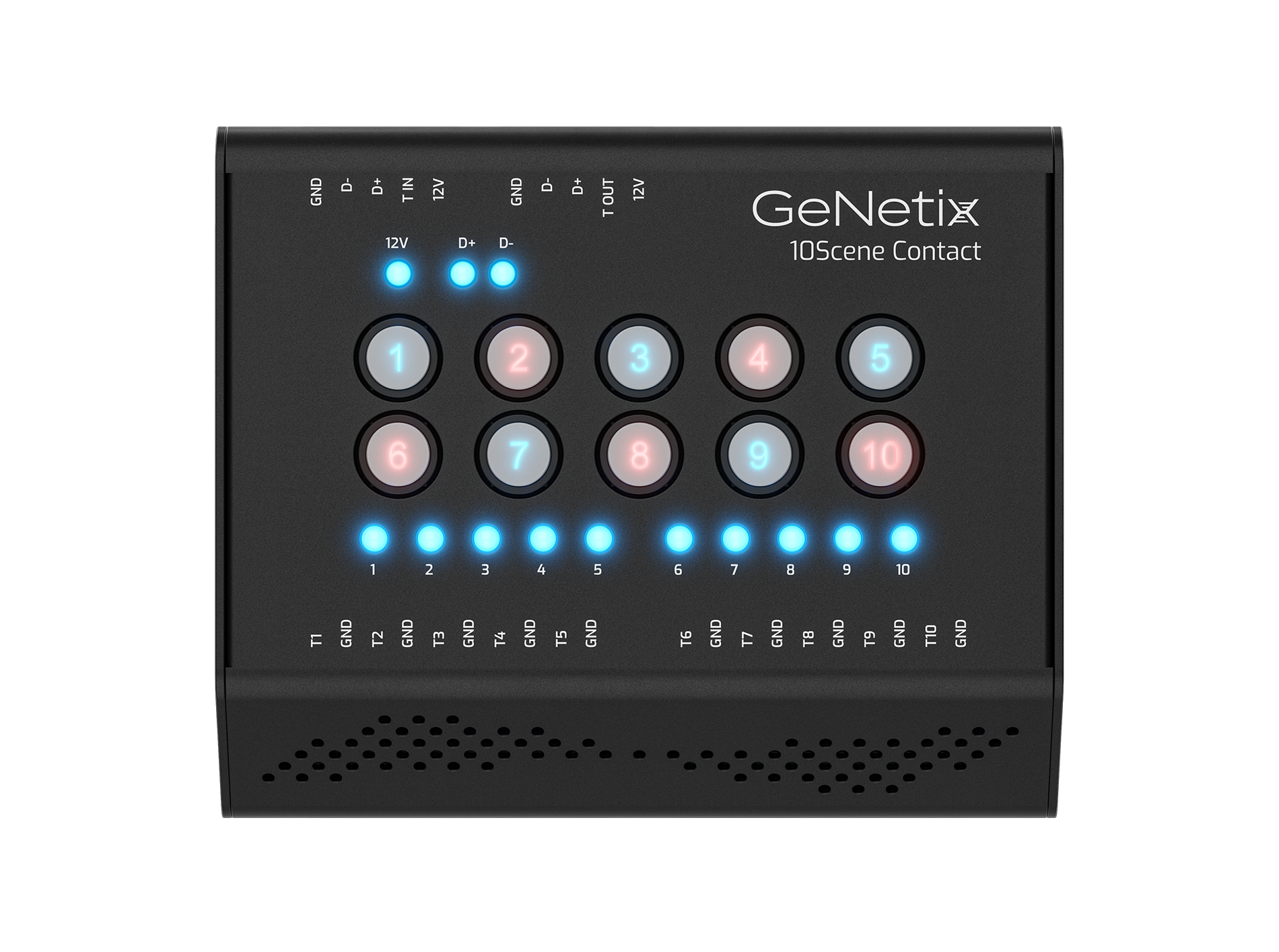 Chamsys GeNetix 10Scene Contact interface DIN