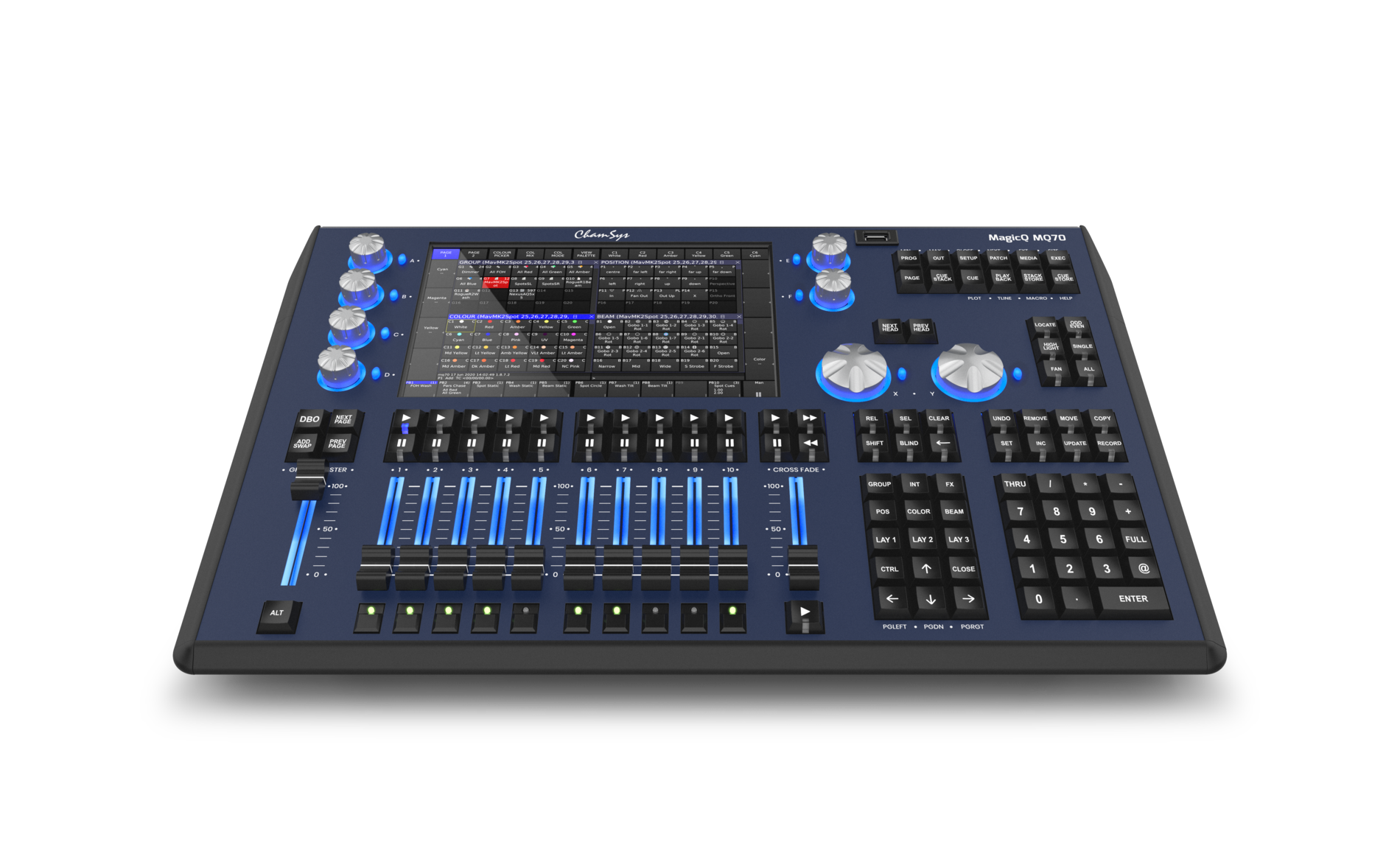 Chamsys MagicQ MQ70 Console Lumière 24 Univers Tactile