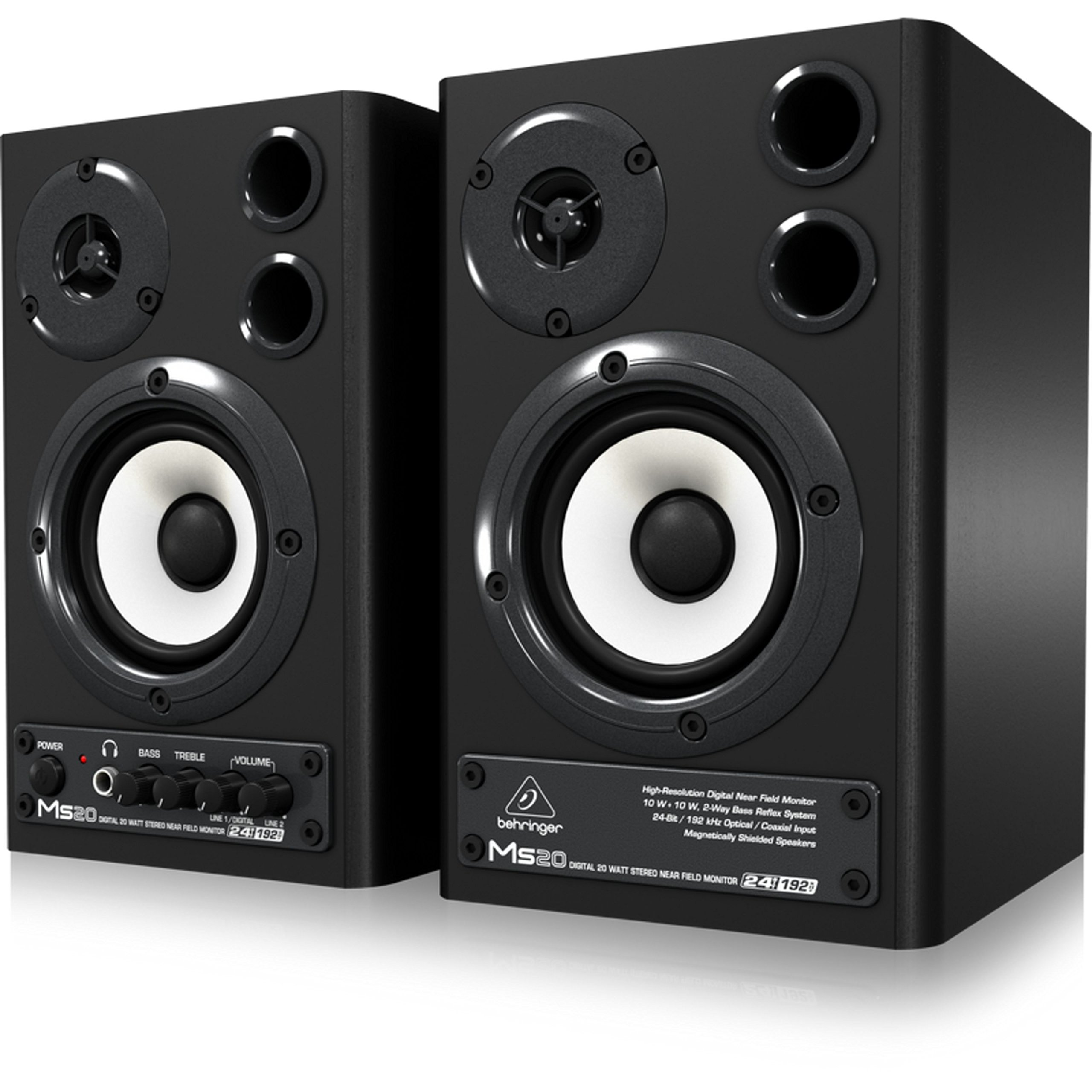 Behringer MS20 enceintes monitoring 20 W S/PDIF paire