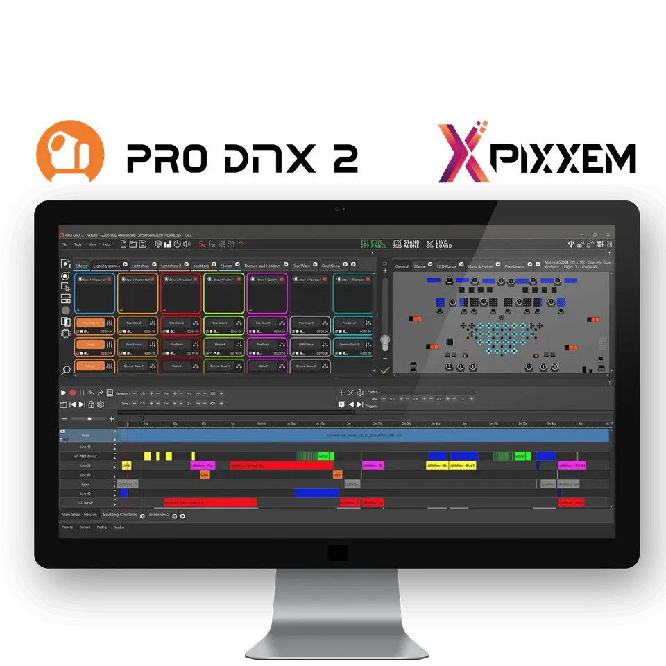 Chromateq Software YEAR licence compatibilité DMX