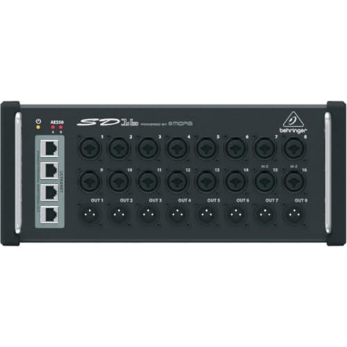 Behringer SD16 boîtier de scène 16 préamplis micro noir