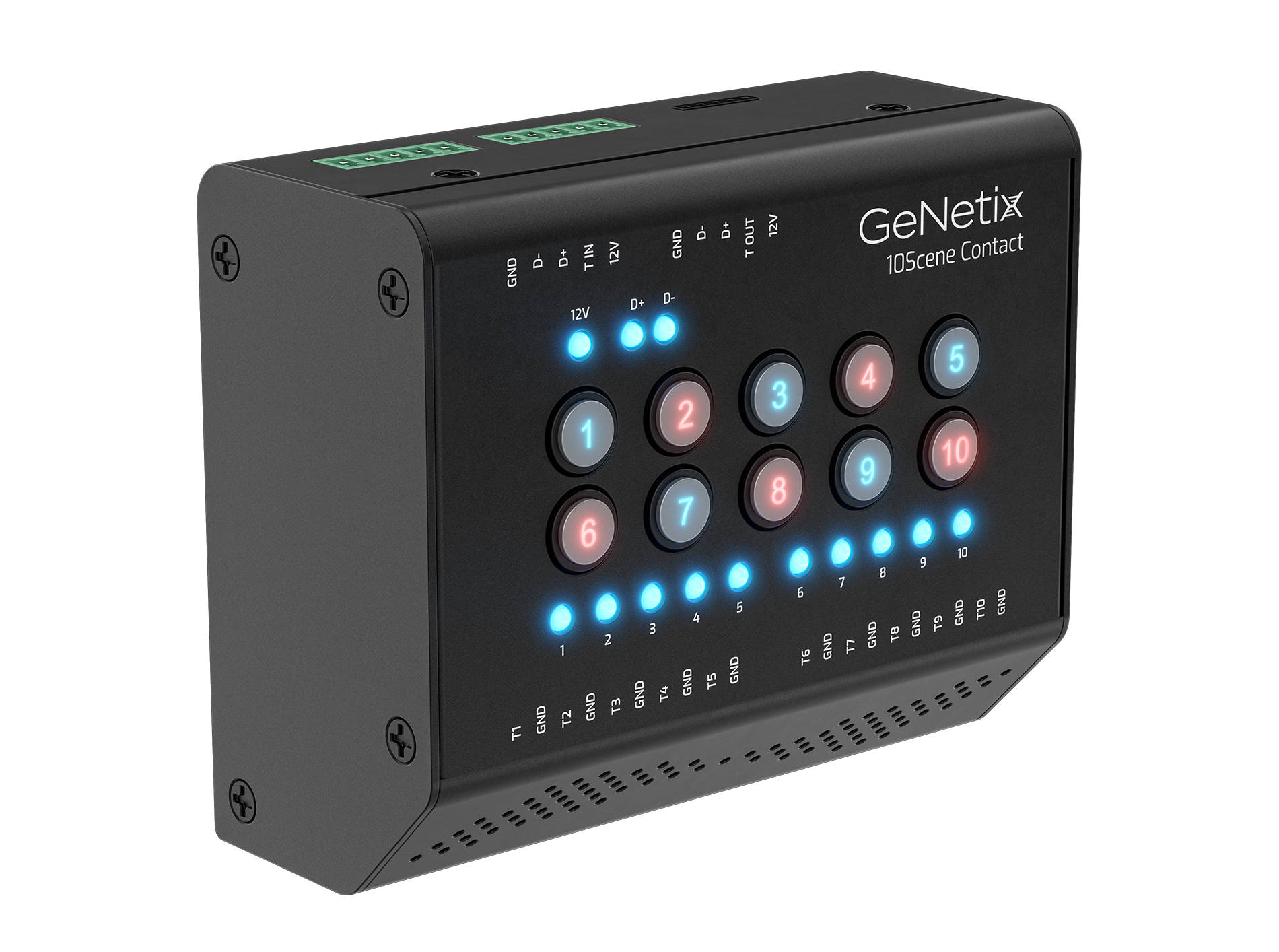 Chamsys GeNetix 10Scene Contact interface DIN