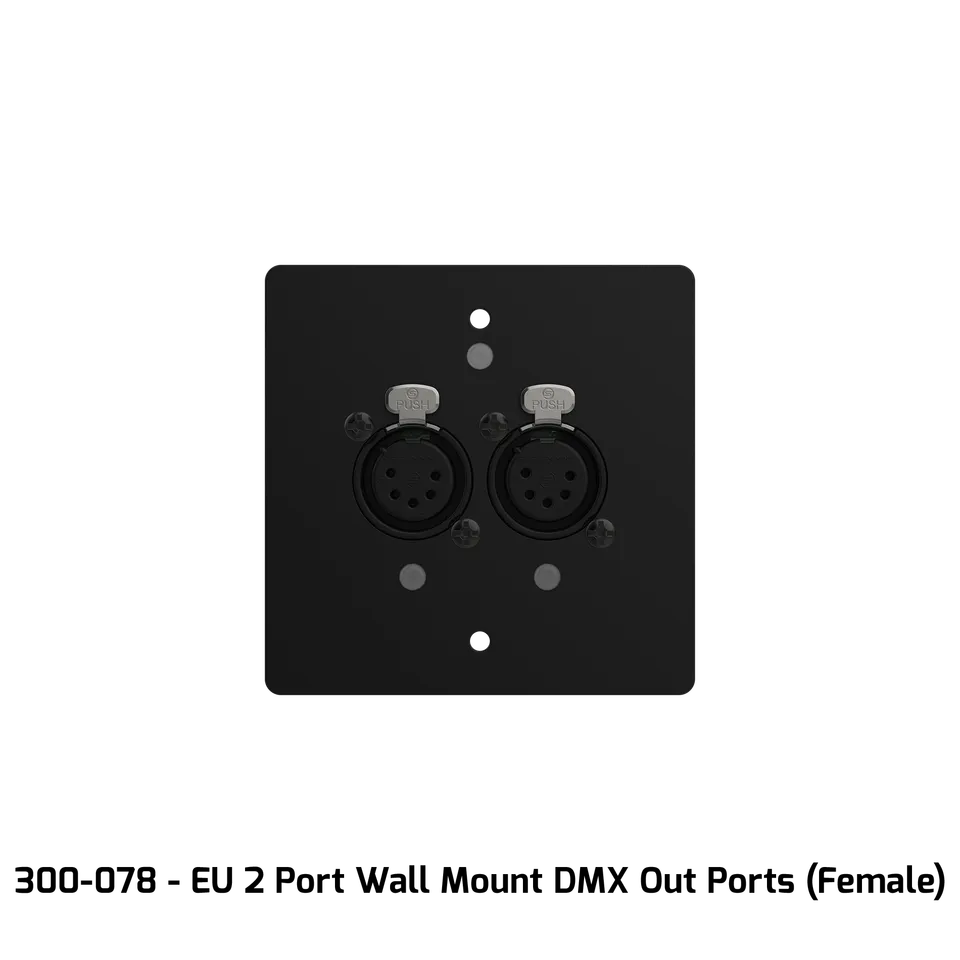 Chamsys GeNetix GW2O Node DMX mural 2 ports PoE