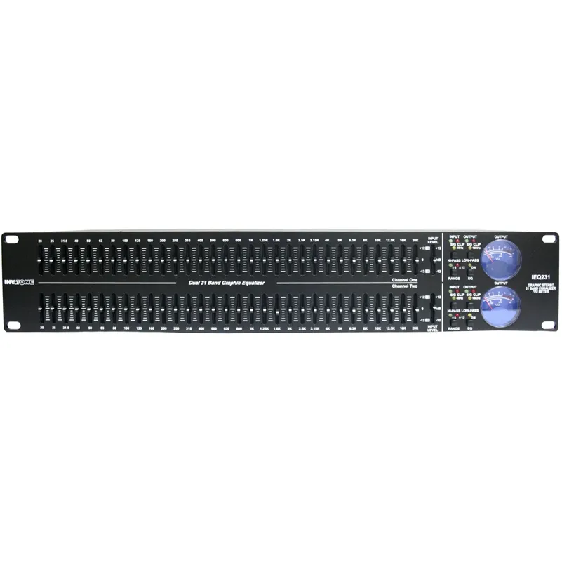 Invotone IEQ231 égaliseur sono 2x31 bandes XLR