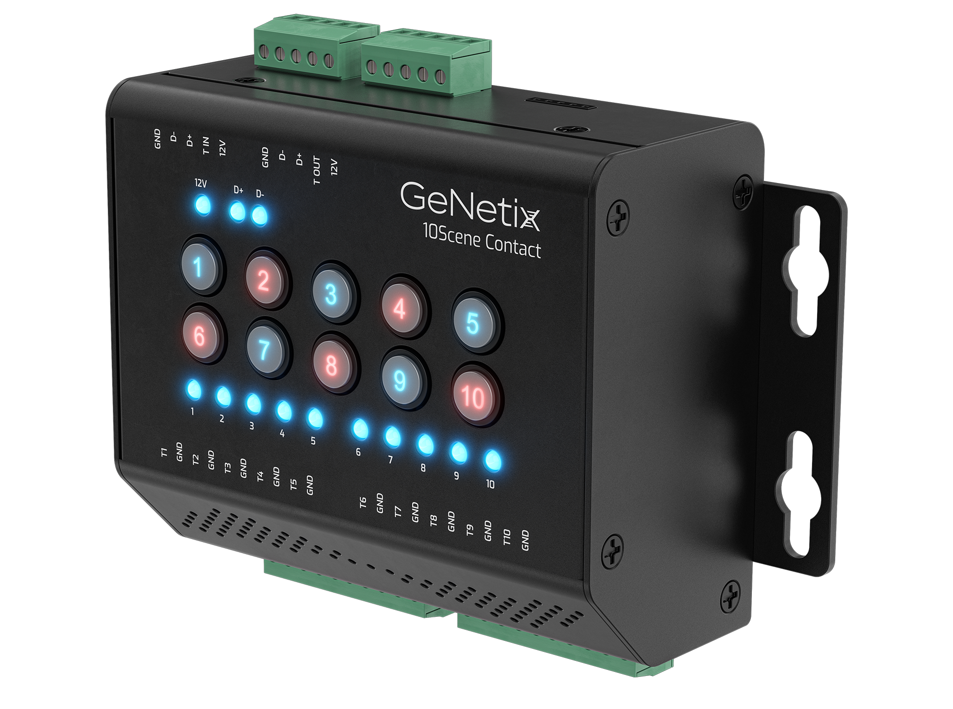 Chamsys GeNetix 10Scene Contact interface DIN