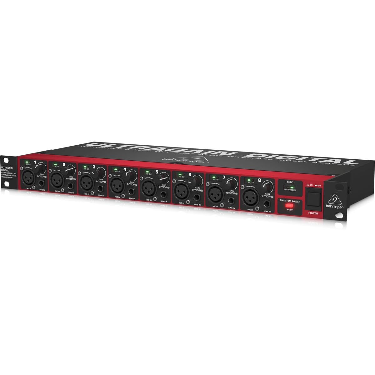 Behringer ADA8200 interface audio ADAT 8 canaux Midas