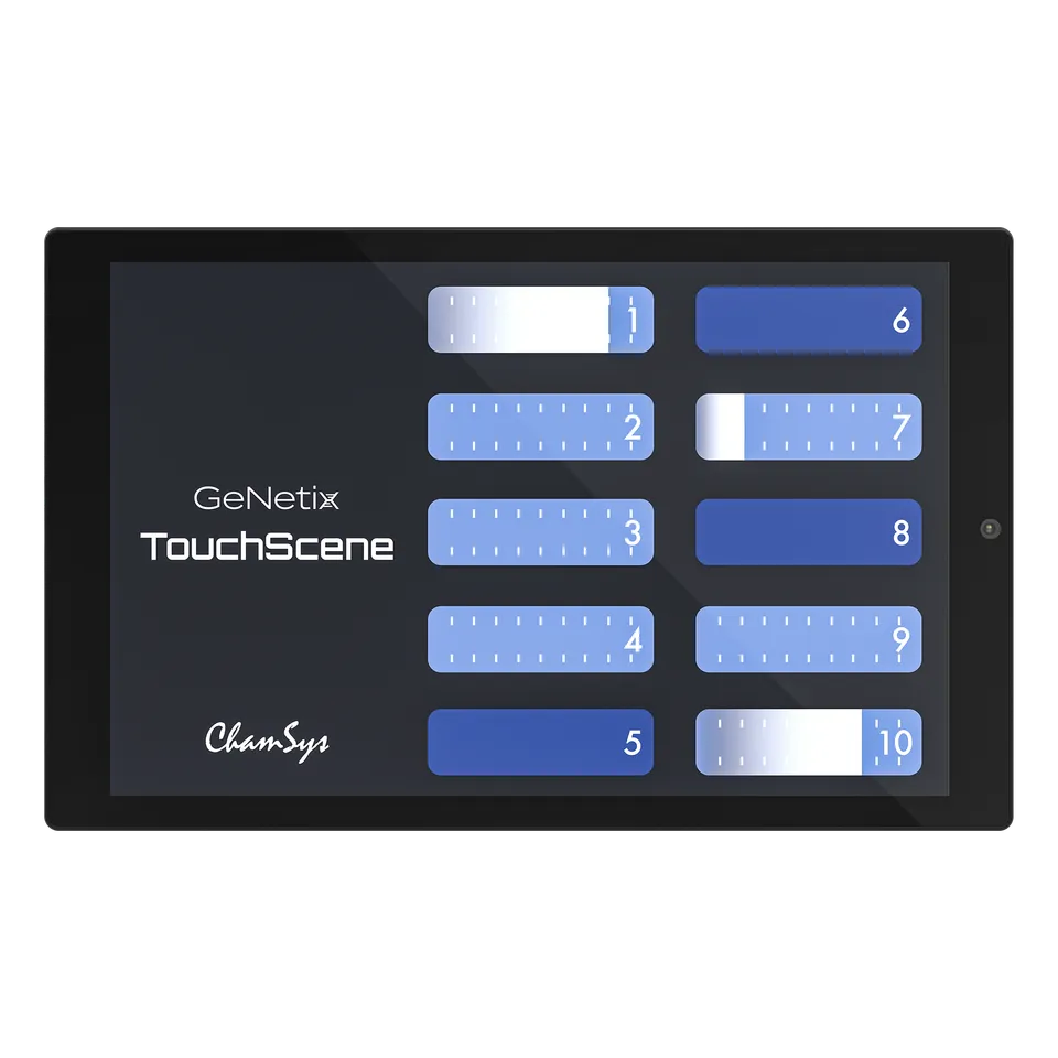 ChamSys GeNetix TouchScene écran tactile 8 pouces PoE