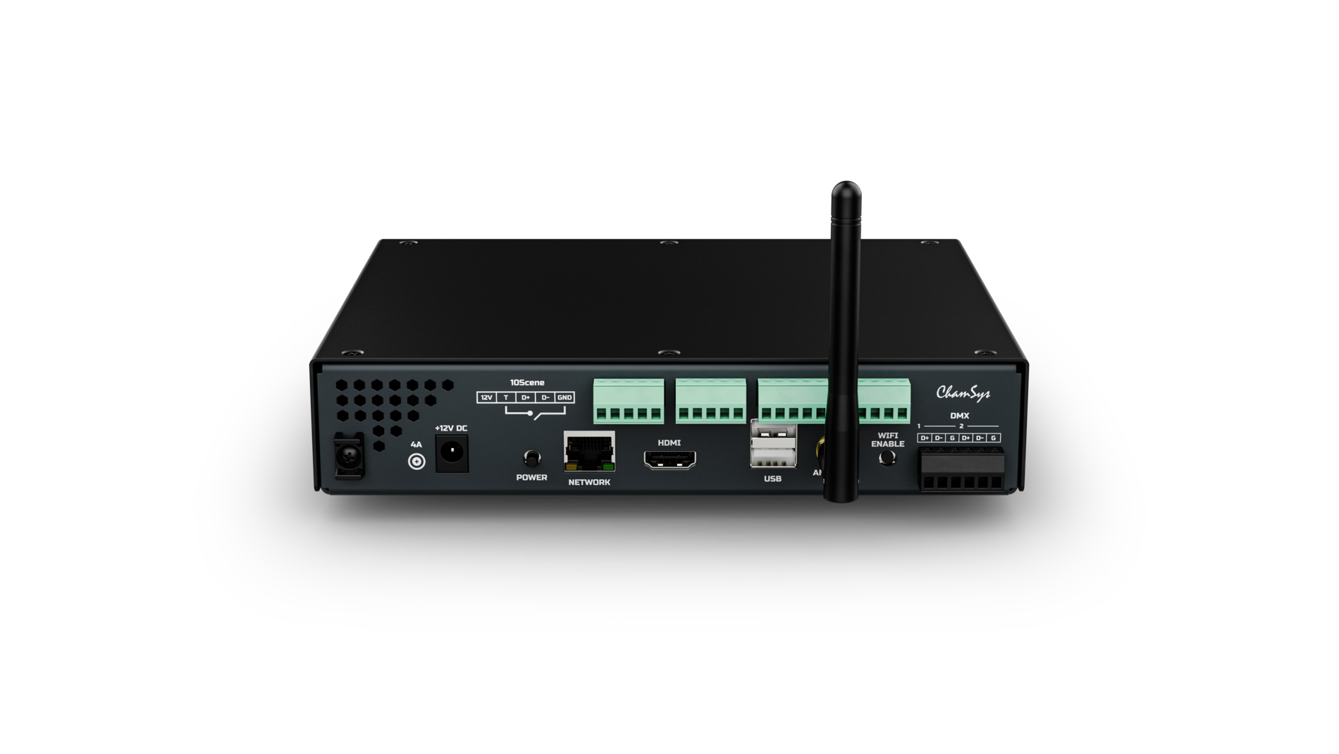 ChamSys QuickQ DIN console DMX rail DIN 4 univers