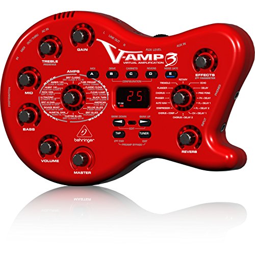 Behringer V-AMP3 ampli guitare multi-effets USB rouge