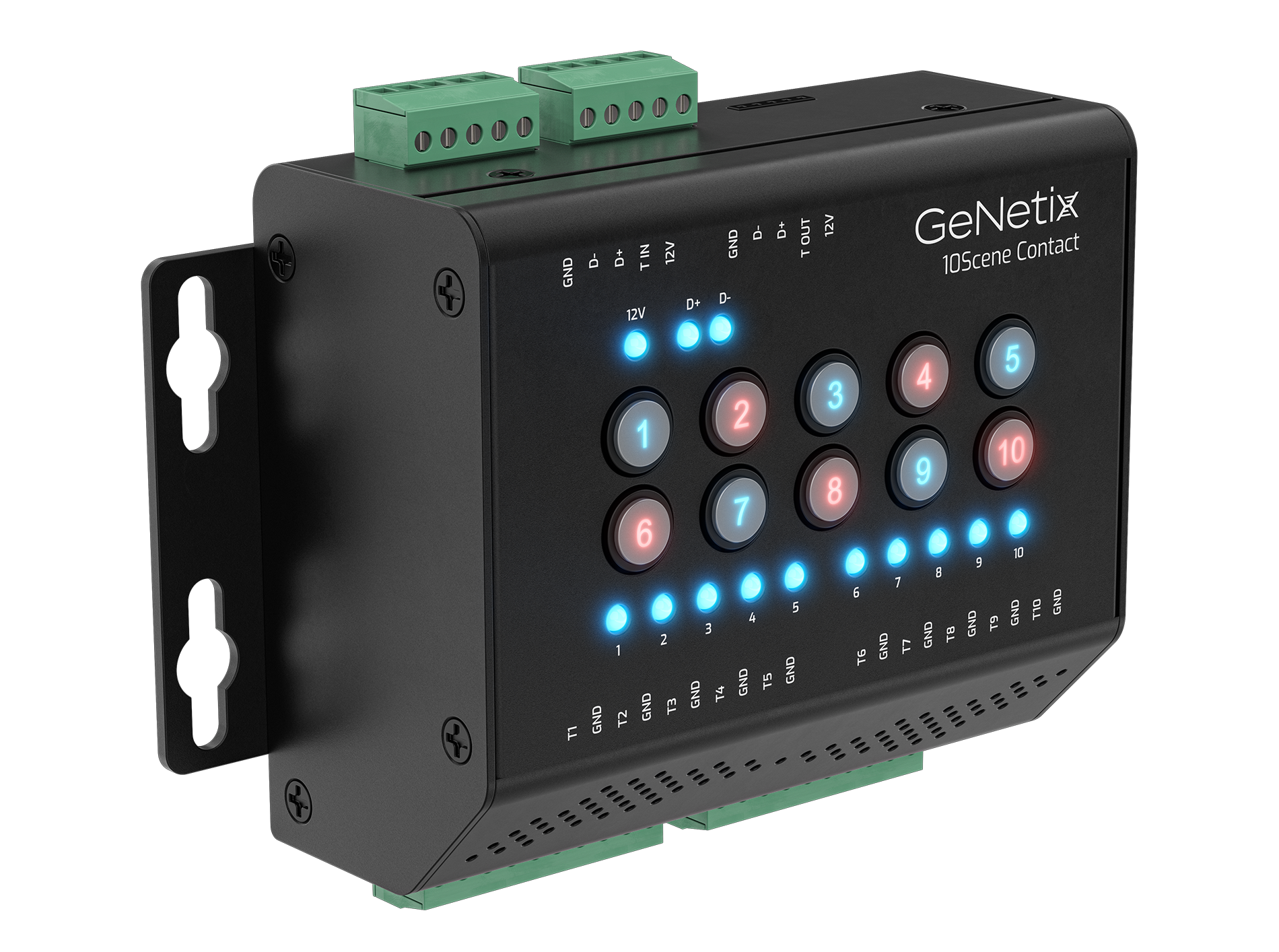 Chamsys GeNetix 10Scene Contact interface DIN