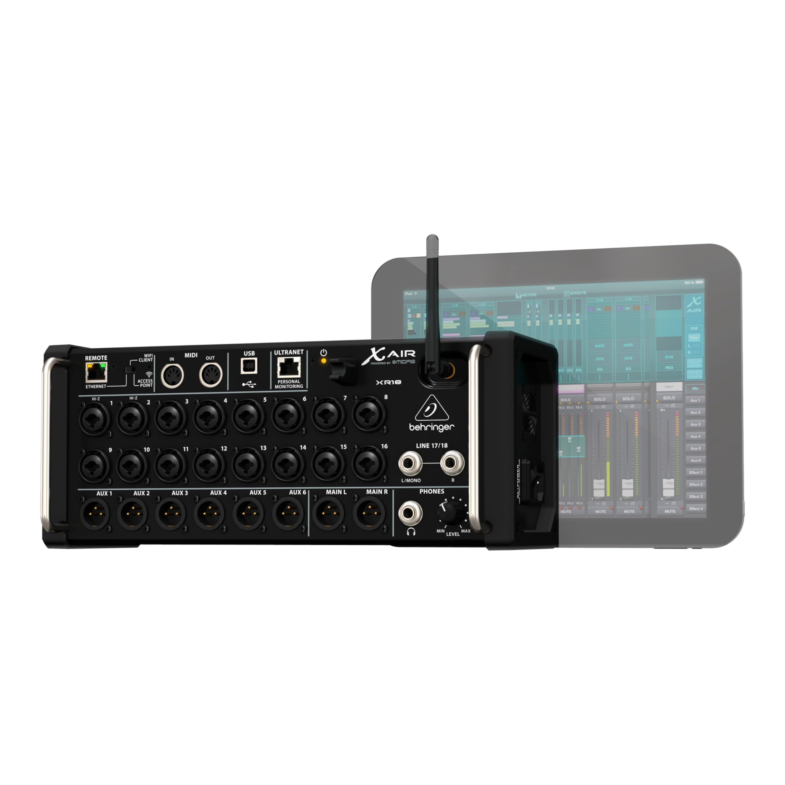 Behringer X AIR XR18 console mixage 18 canaux WiFi
