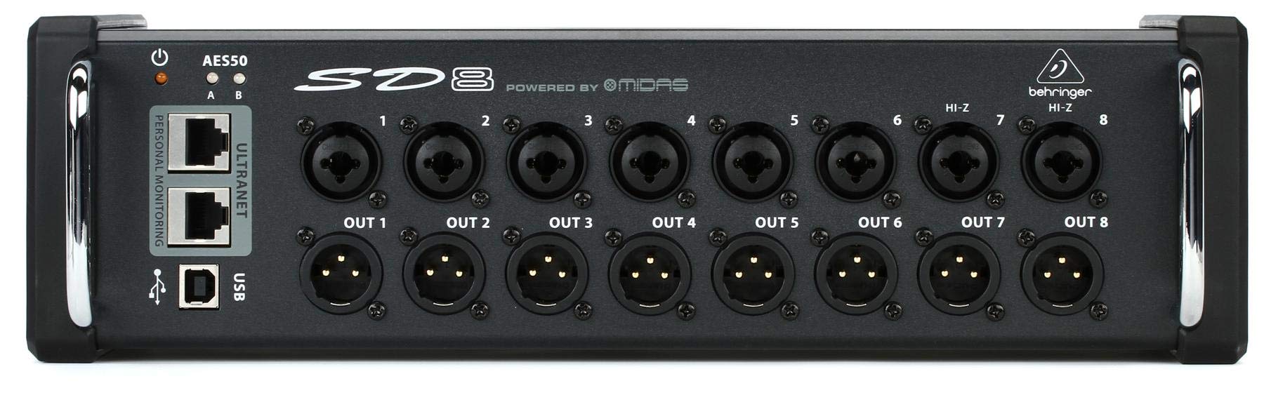 Behringer SD8 boîtier de scène 8 entrées AES50 Ultranet