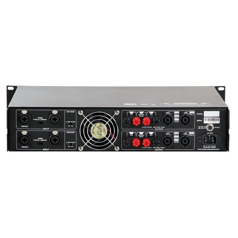Invotone D4550 amplificateur puissance 4 canaux 4x750W