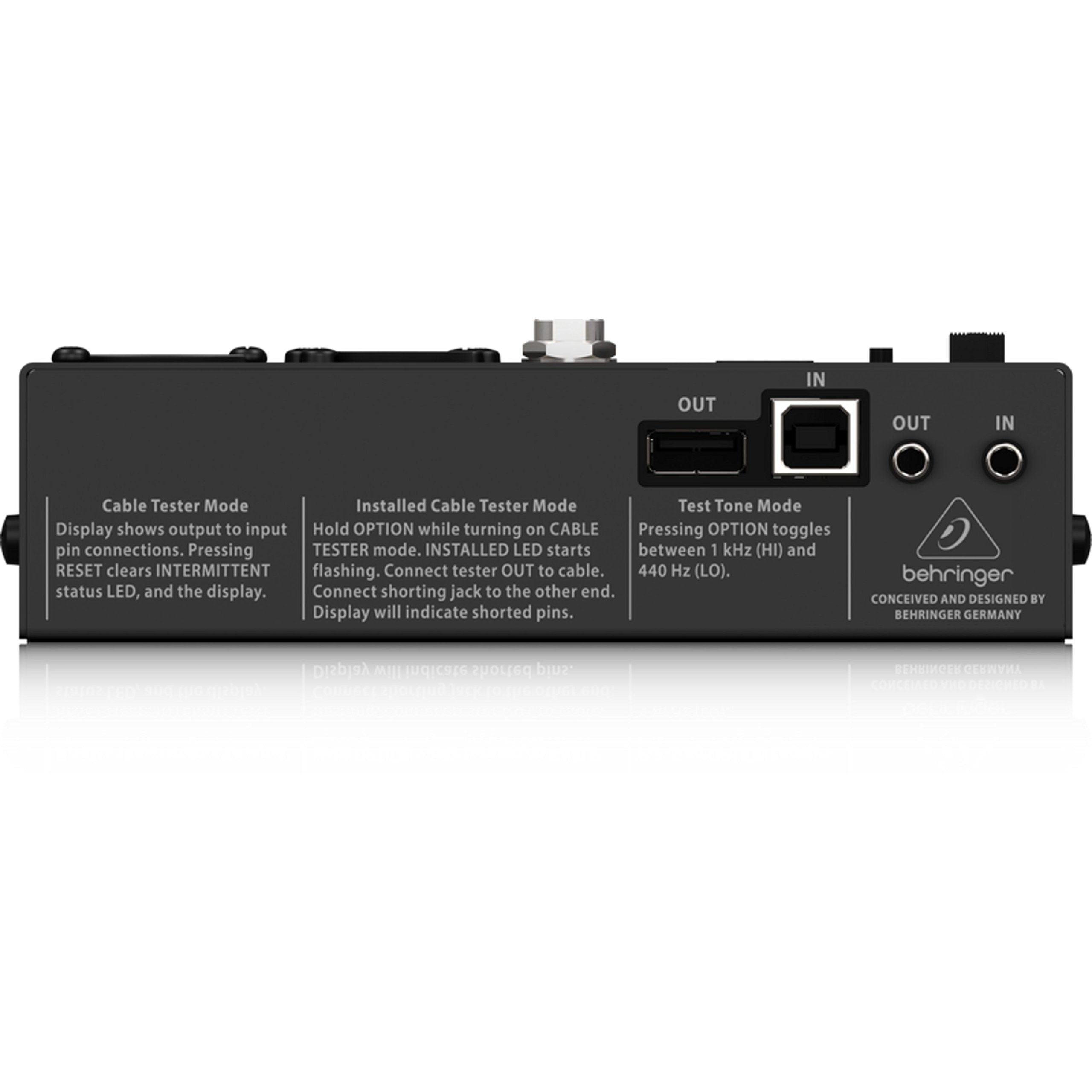 Behringer CT200 testeur câble 8-en-1 CT200