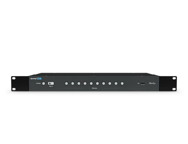 ChamSys QuickQ Rack+ console DMX rack 6 univers WiFi