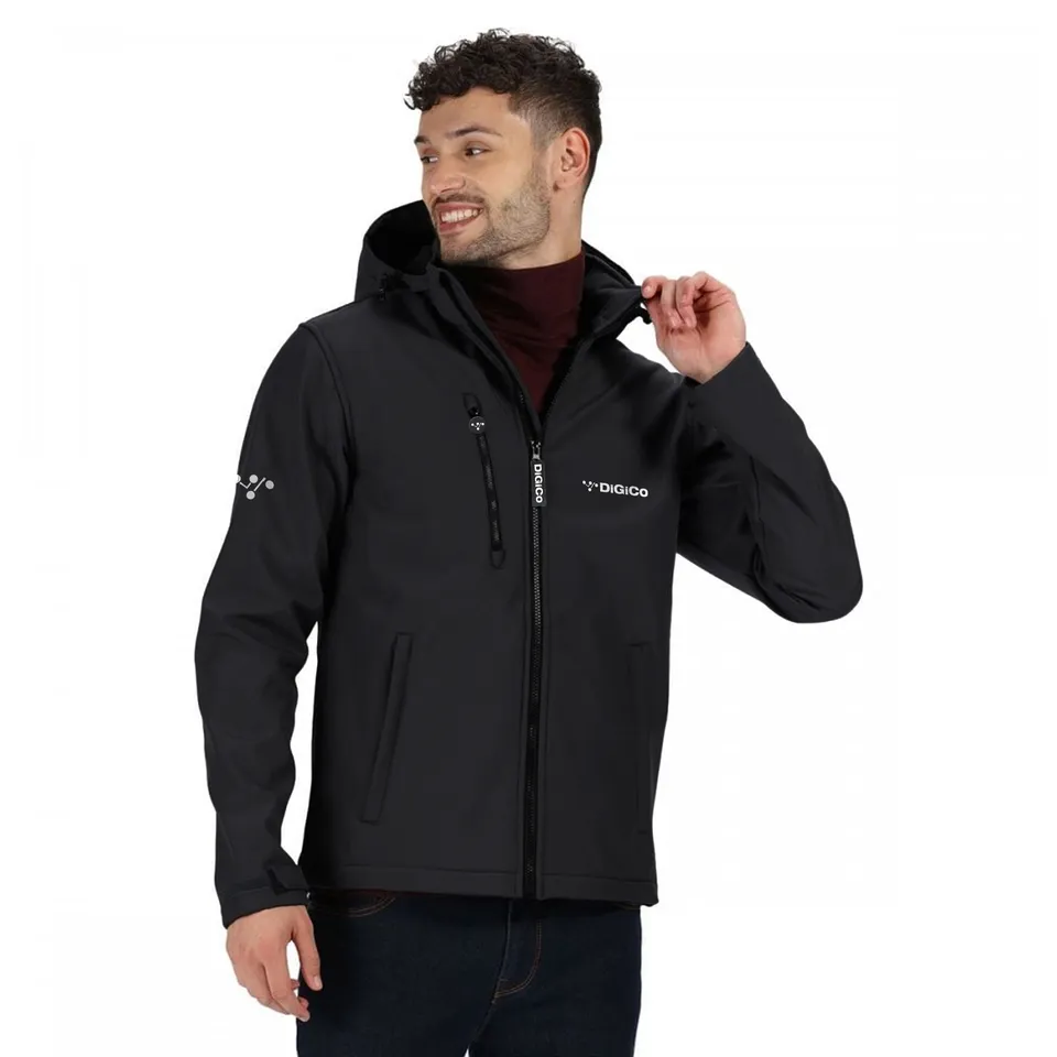 DiGiCo SD-Range Venturer veste softshell noire capuche S-XXL