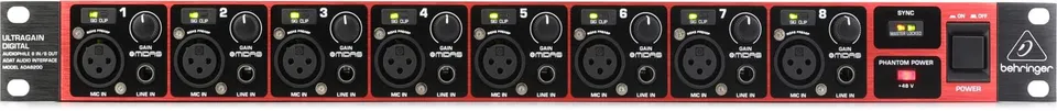 Behringer ADA8200 interface audio ADAT 8 canaux Midas