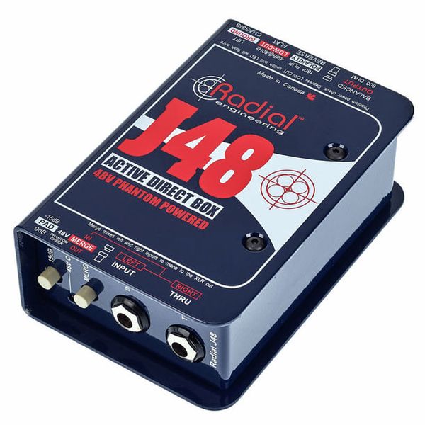 Radial J48 boîtier de direct actif pour scène