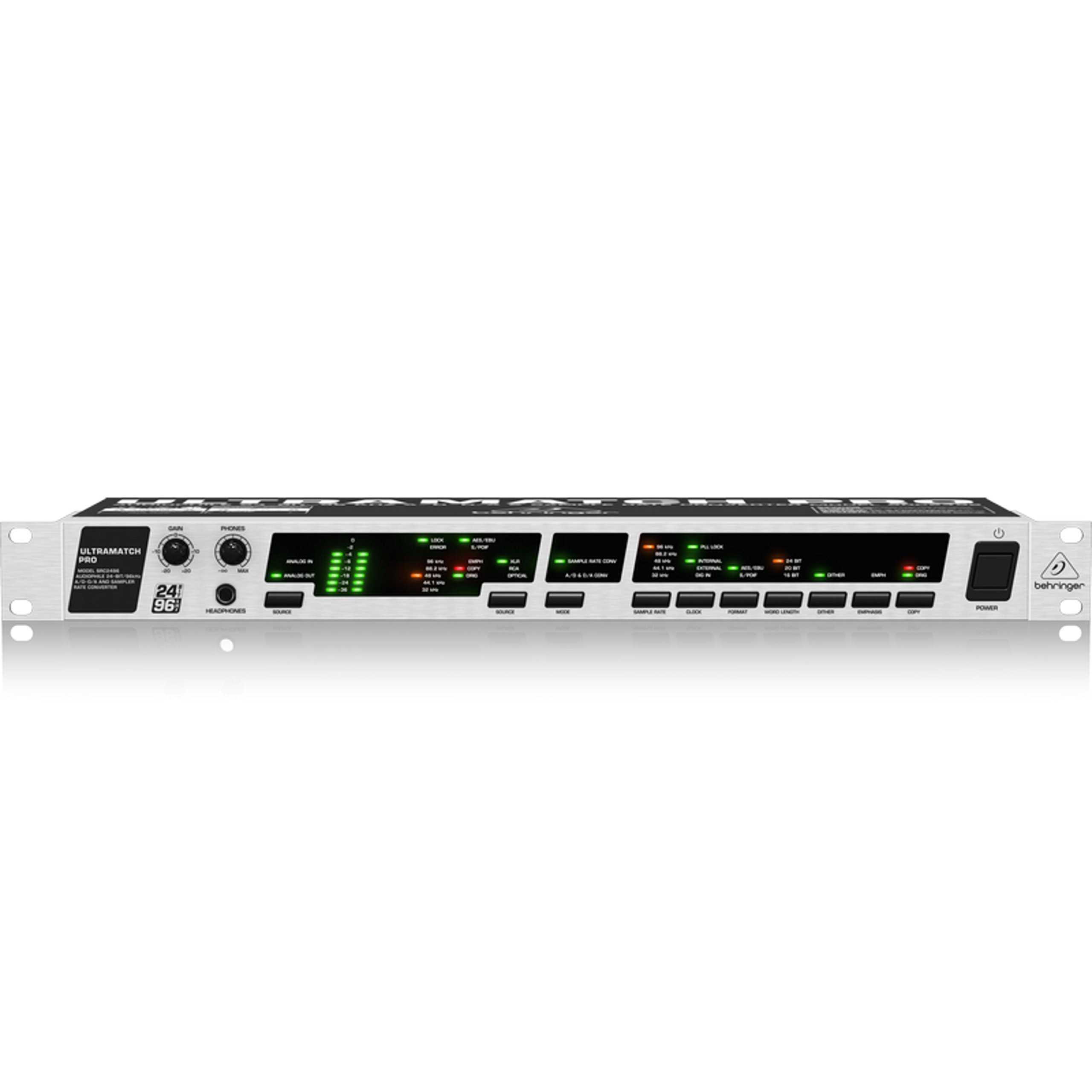 Behringer Ultramatch Pro SRC2496 convertisseur 24 bits/96 kHz