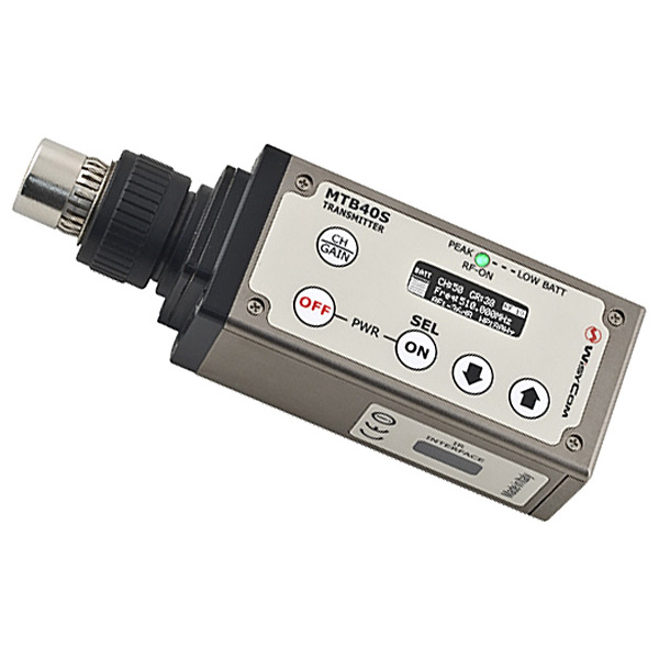 Wisycom MTB40S émetteur HF plug-on 470-640
