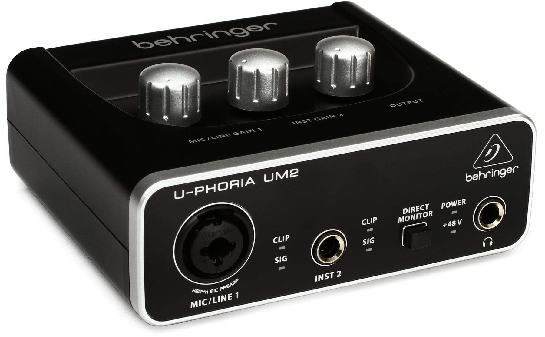 Behringer UCA222 interface audio USB RCA 48 kHz conversion
