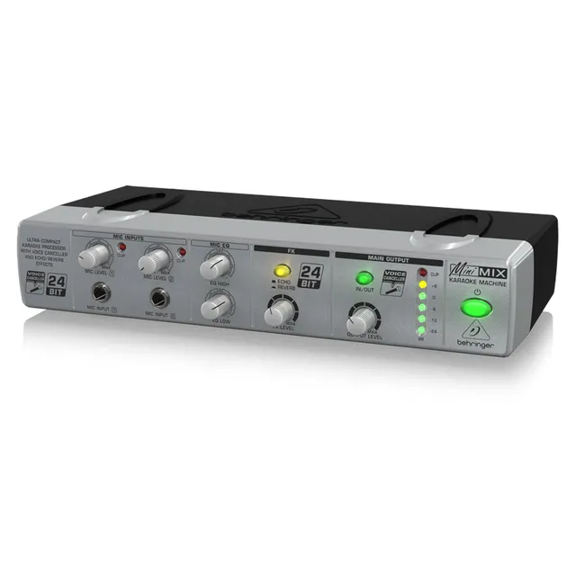 Behringer MIX800 Minimix mixeur karaoké 2 micros avec écho