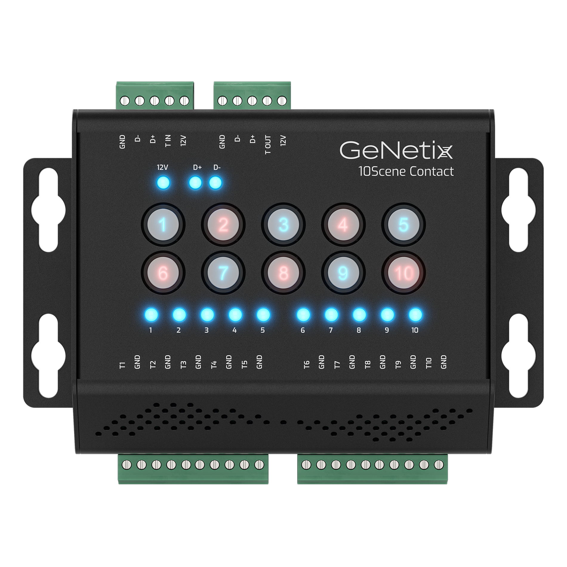 Chamsys GeNetix 10Scene Contact interface DIN