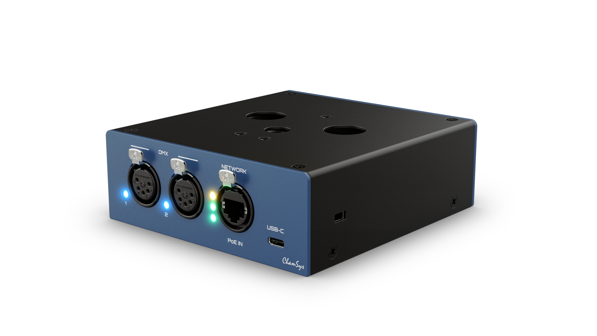ChamSys GeNetix GN2 node Ethernet-DMX 2 ports USB-C
