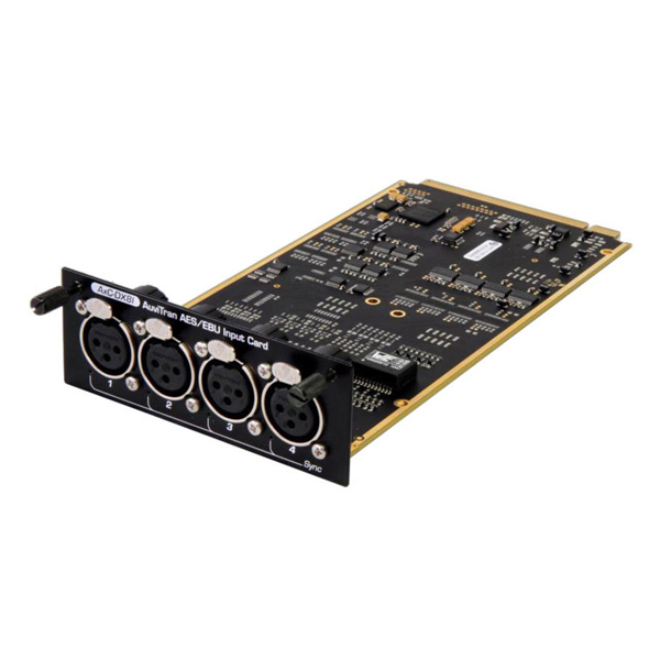 Auvitran AxC8AESIN carte 8 entrées AES XLR AVBx
