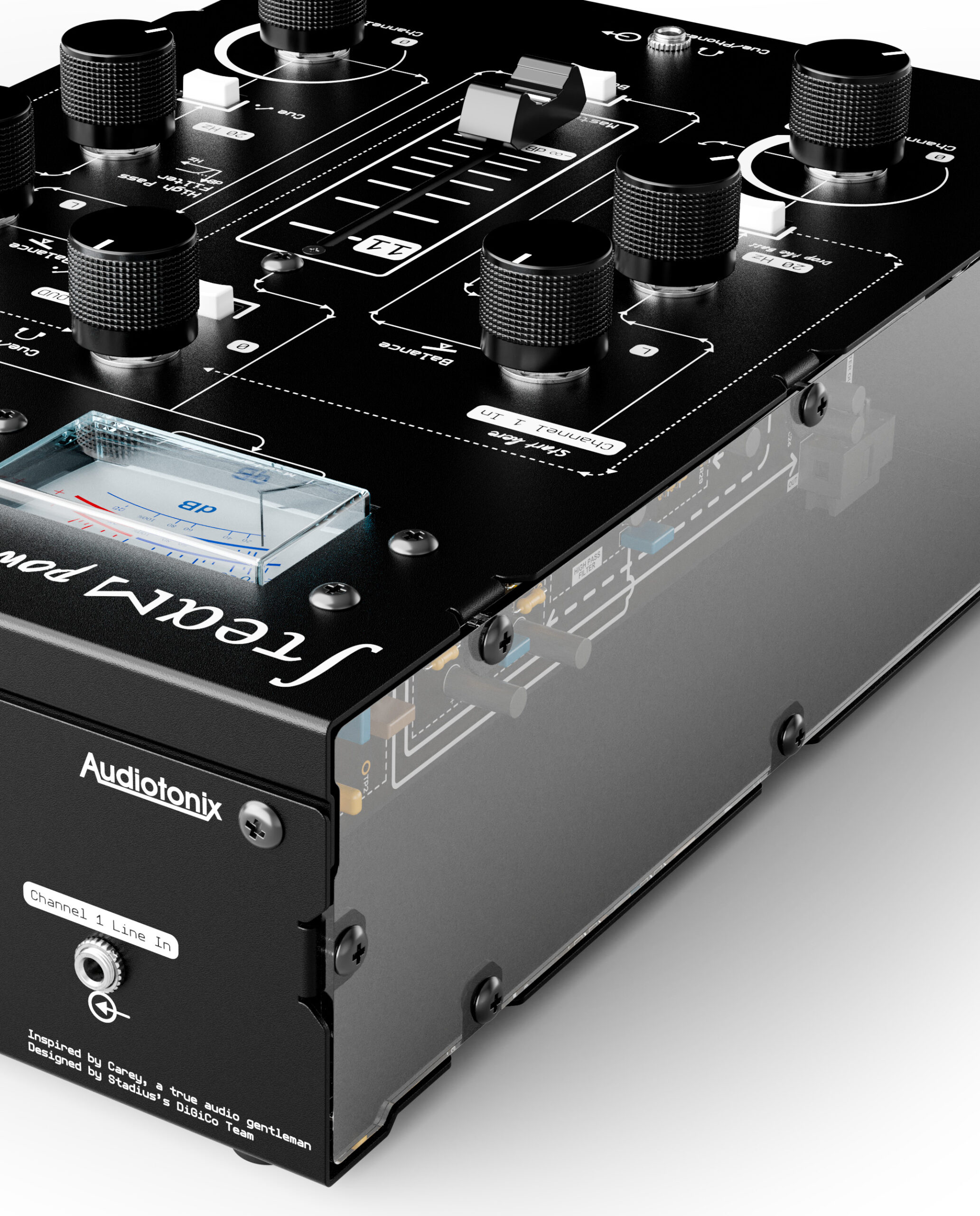 DiGiCo STEAM Powered Mixer table DJ 2 voies kit