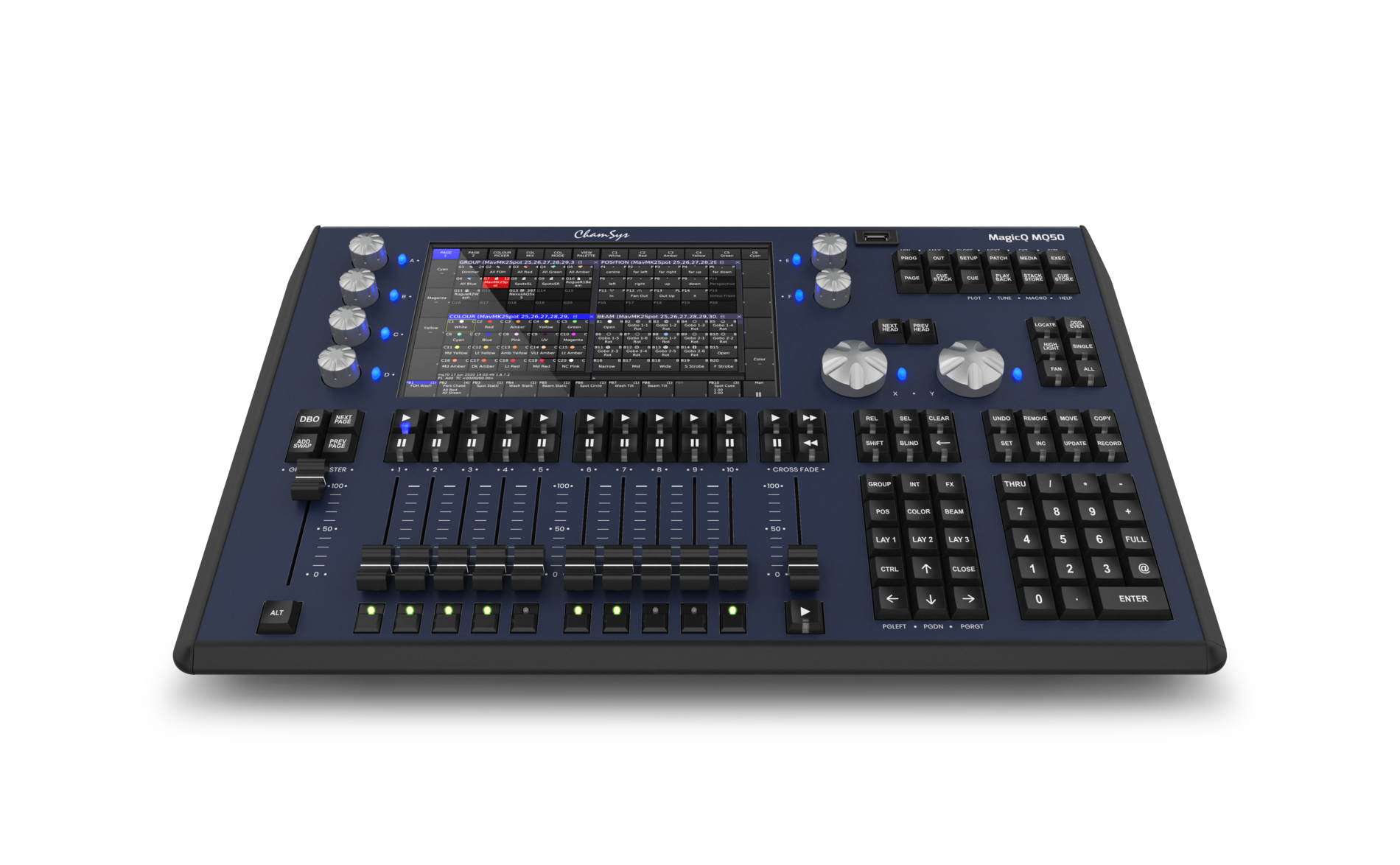Chamsys MQ50 console lumière tactile 8 univers