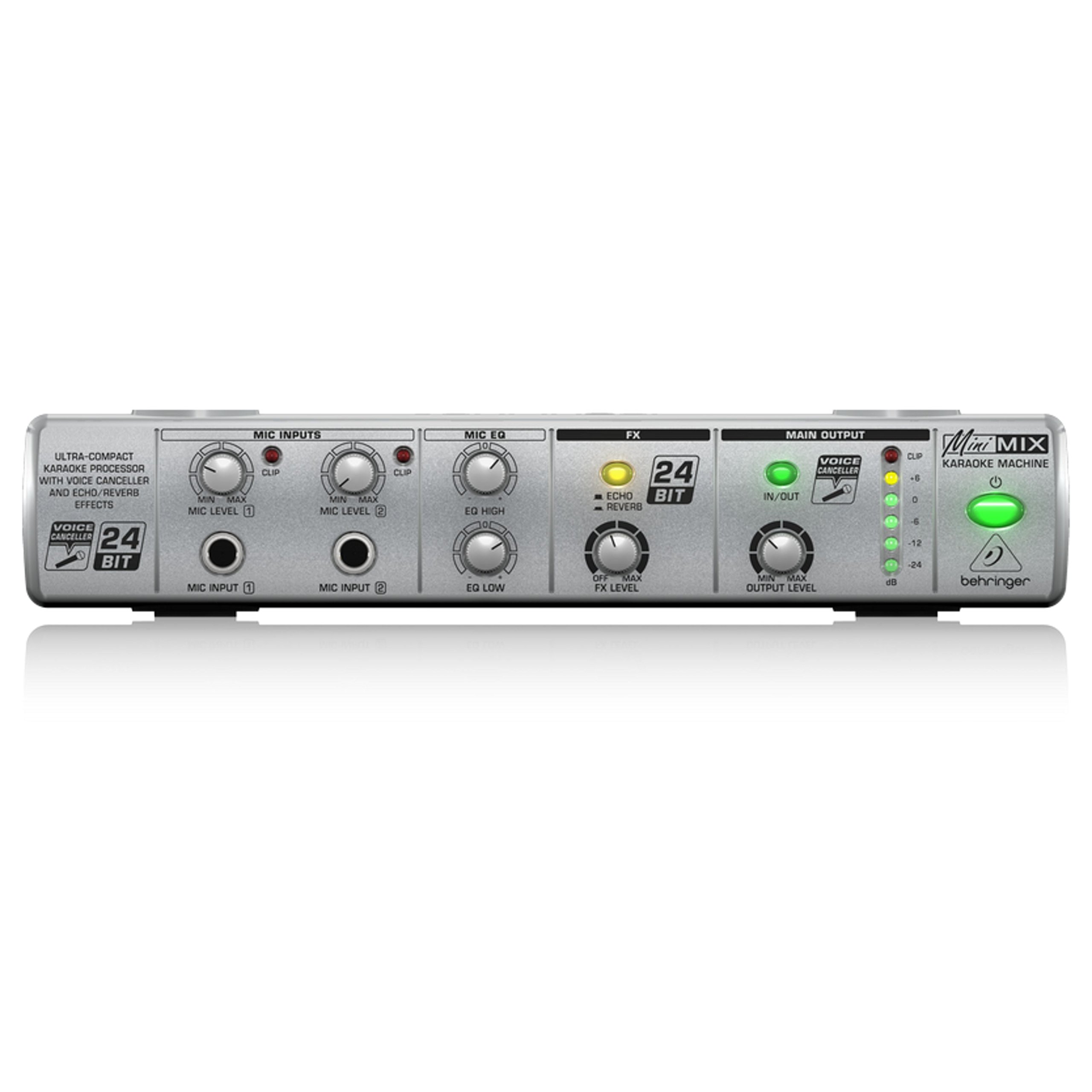 Behringer MIX800 Minimix mixeur karaoké 2 micros avec écho