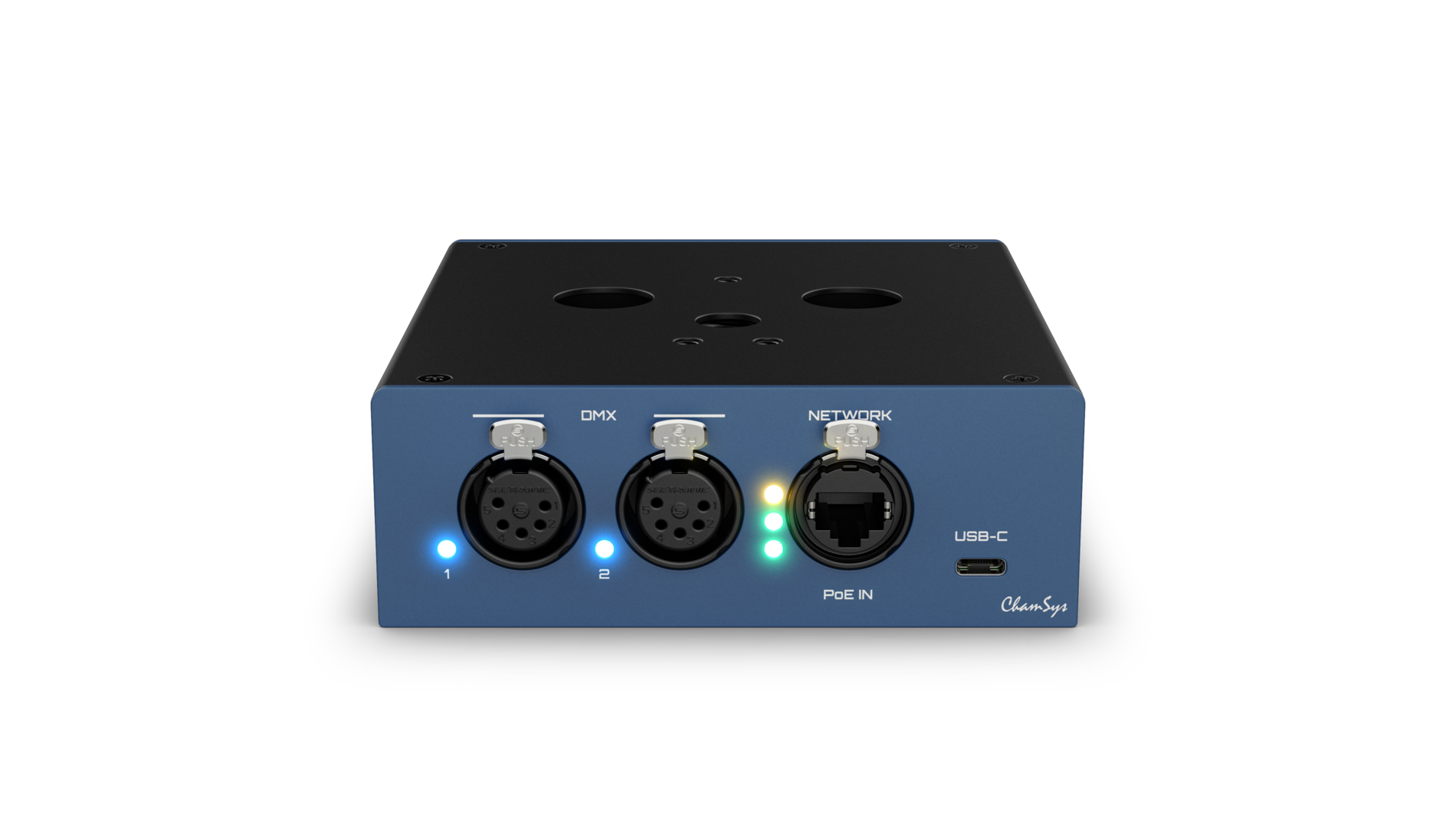 ChamSys GeNetix GN2 node Ethernet-DMX 2 ports USB-C