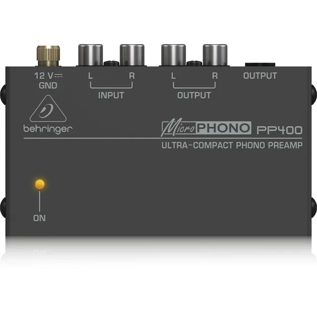 Behringer PP400 Microphono préampli phono MM RCA