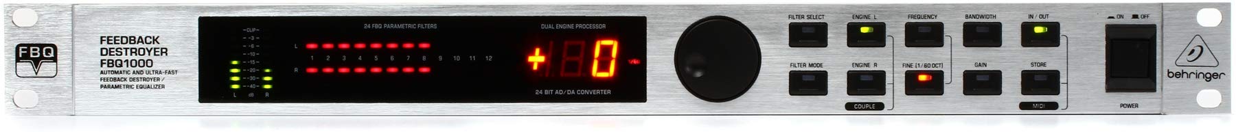Behringer Feedback Destroyer FBQ1000 anti-larsen 2 canaux