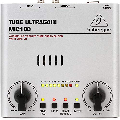 Behringer Tube Ultragain MIC100 préampli micro à lampe