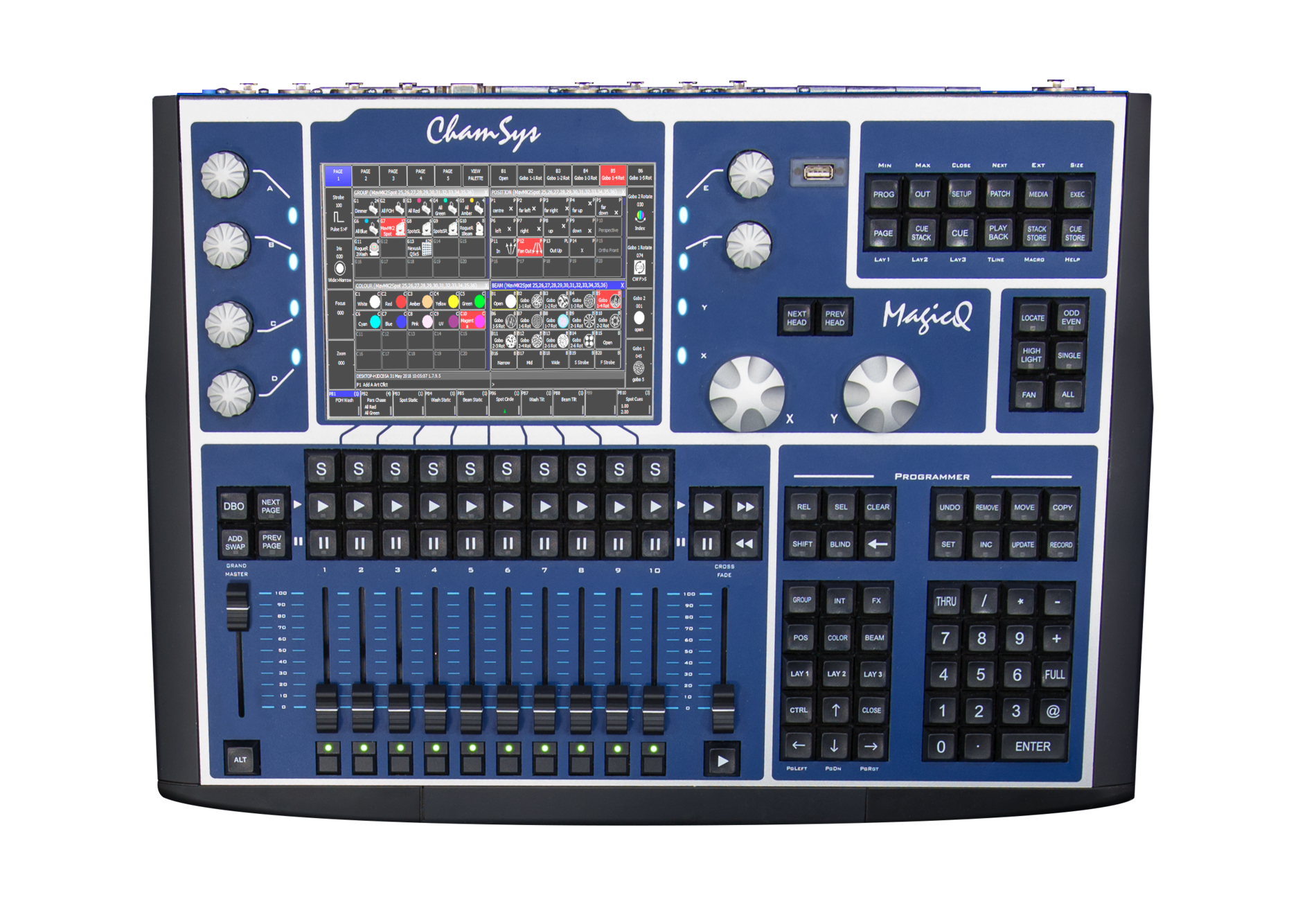 Chamsys MQ60 console lumière compacte 12 univers