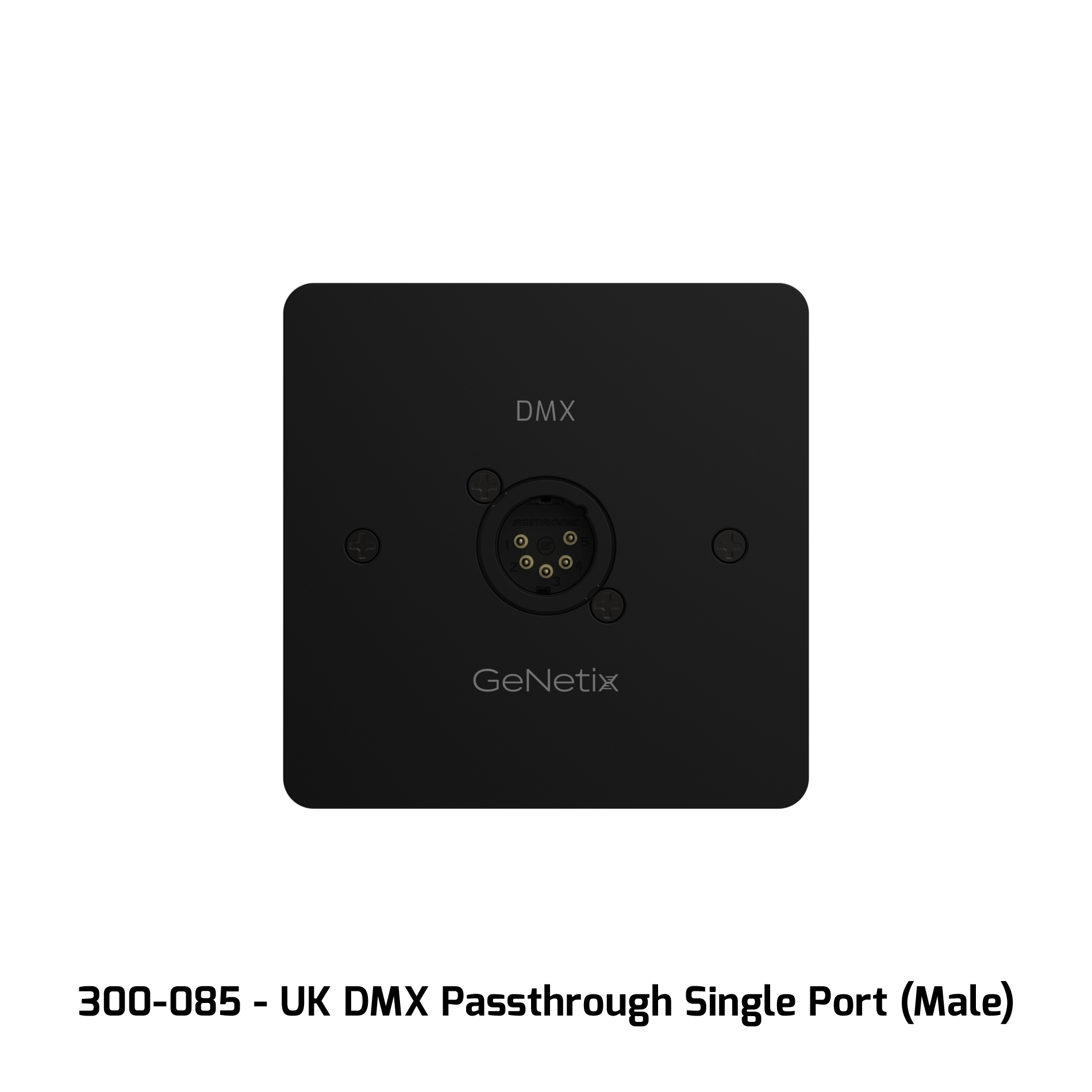 ChamSys GeNetix Plaque Murale DMX Passthrough 5 Broches